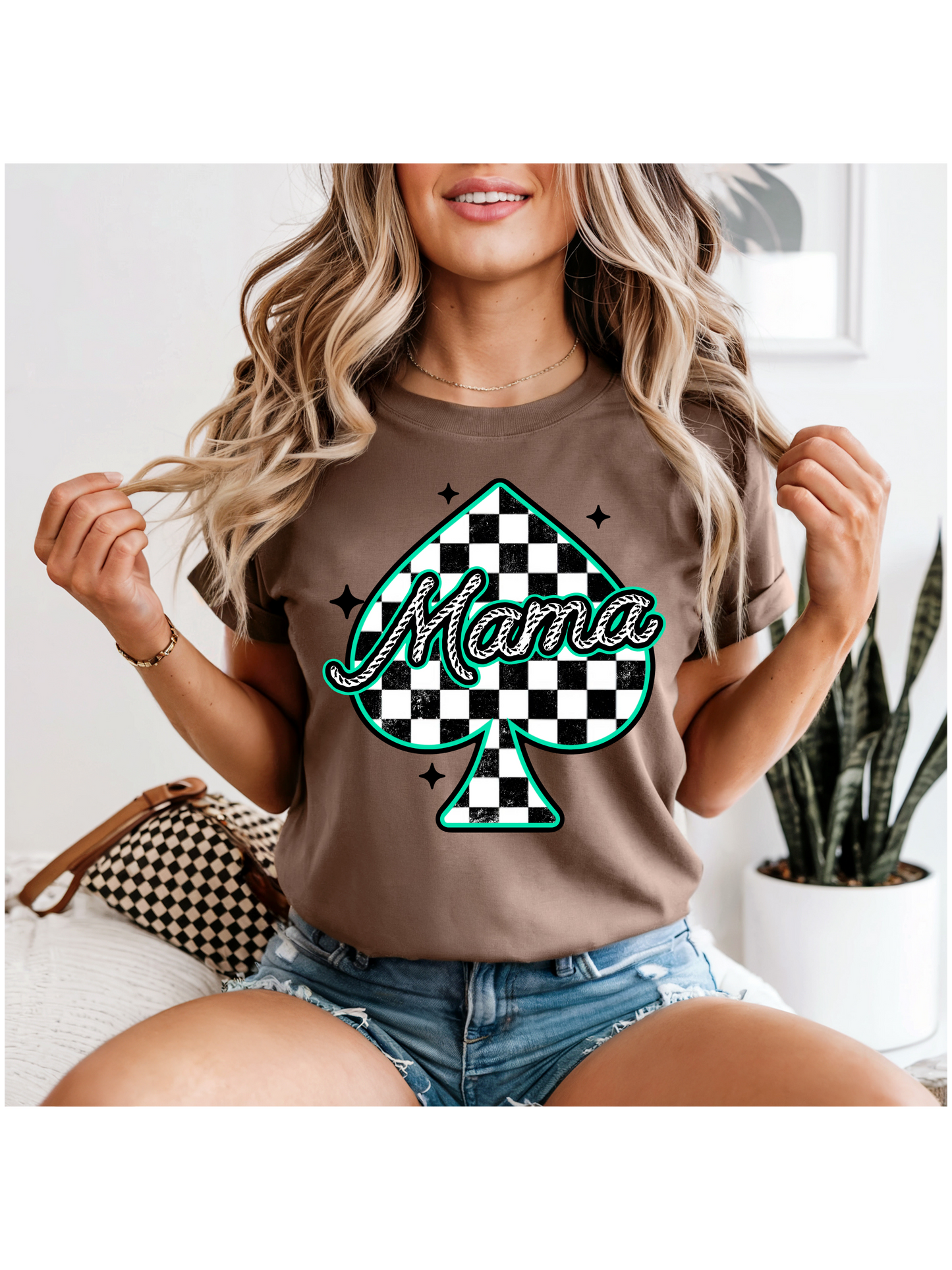 Mama Checkered Spade