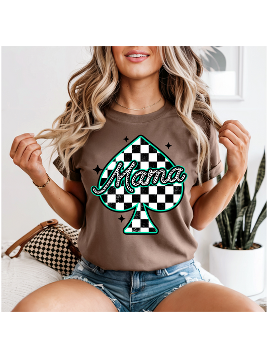 Mama Checkered Spade