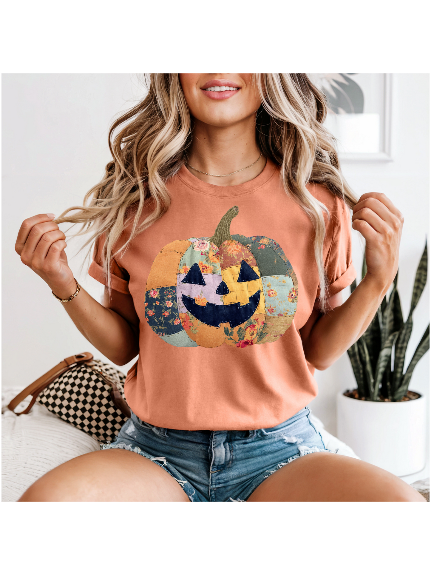 Quilted Jack-o-Lantern