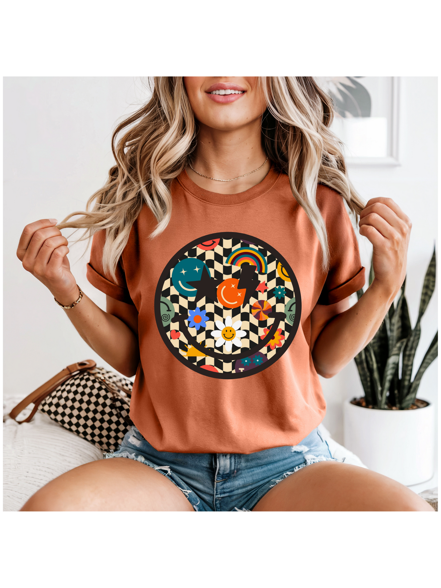 **Exclusive** Checkered Smiley