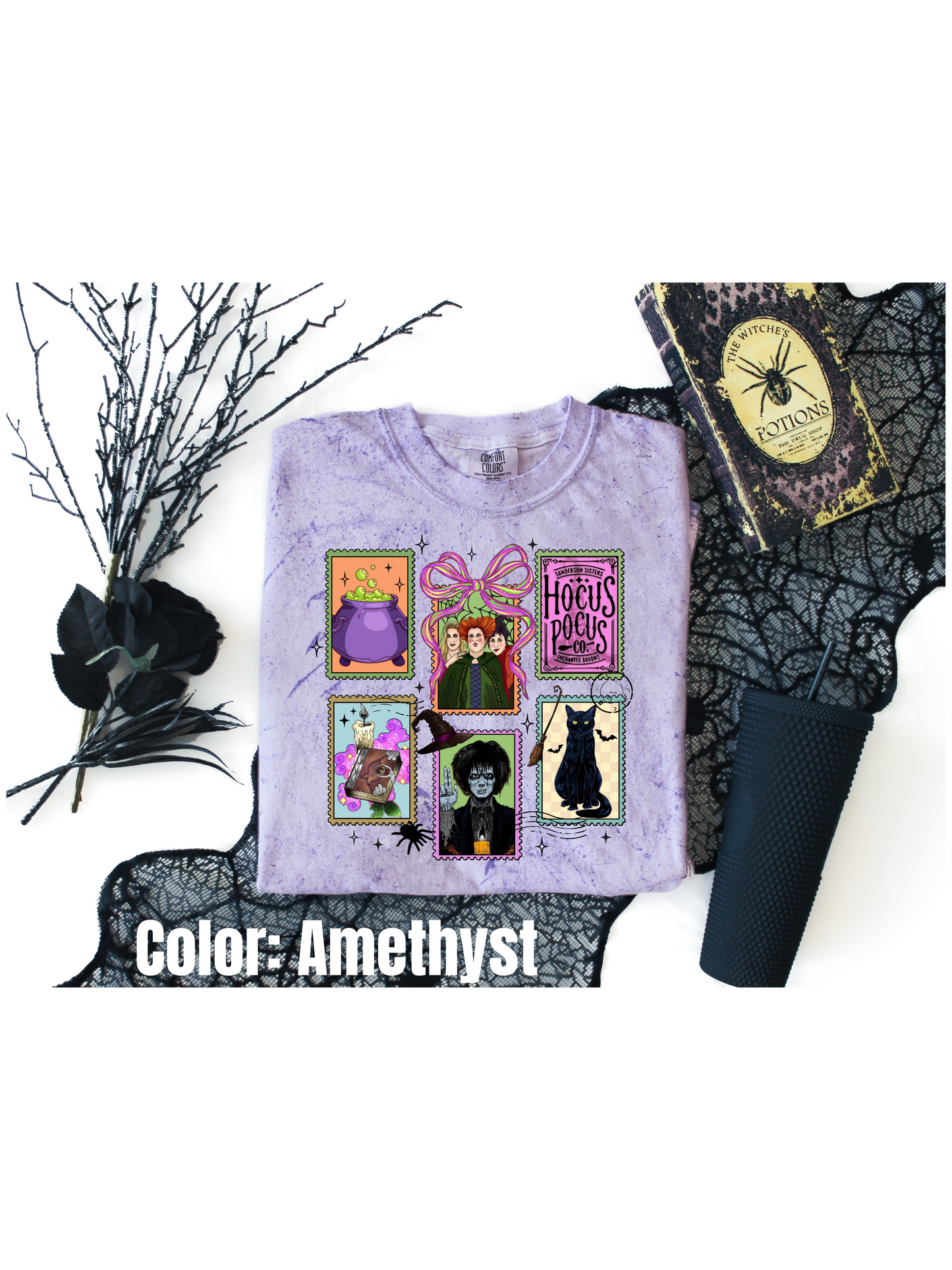 HP Halloween Witch Stamp Collage