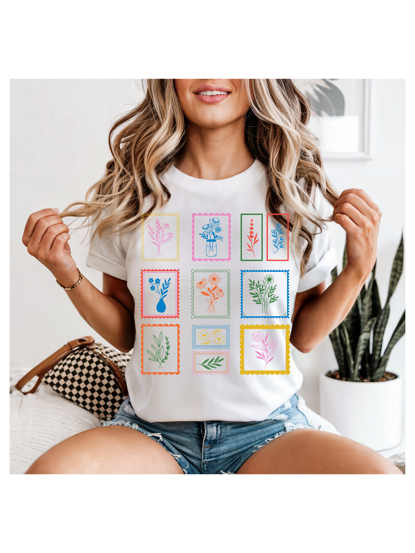 Colorful Floral Stamps