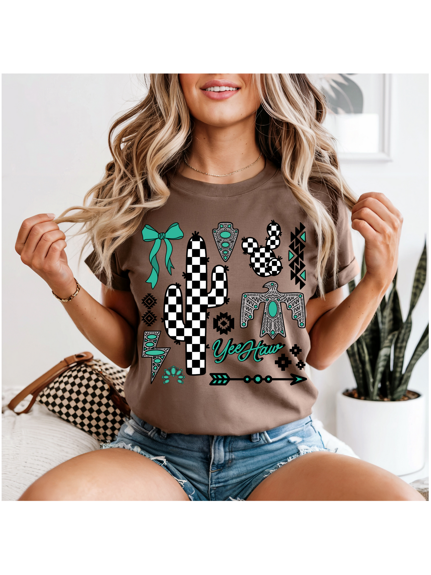 Western Checkered Collage