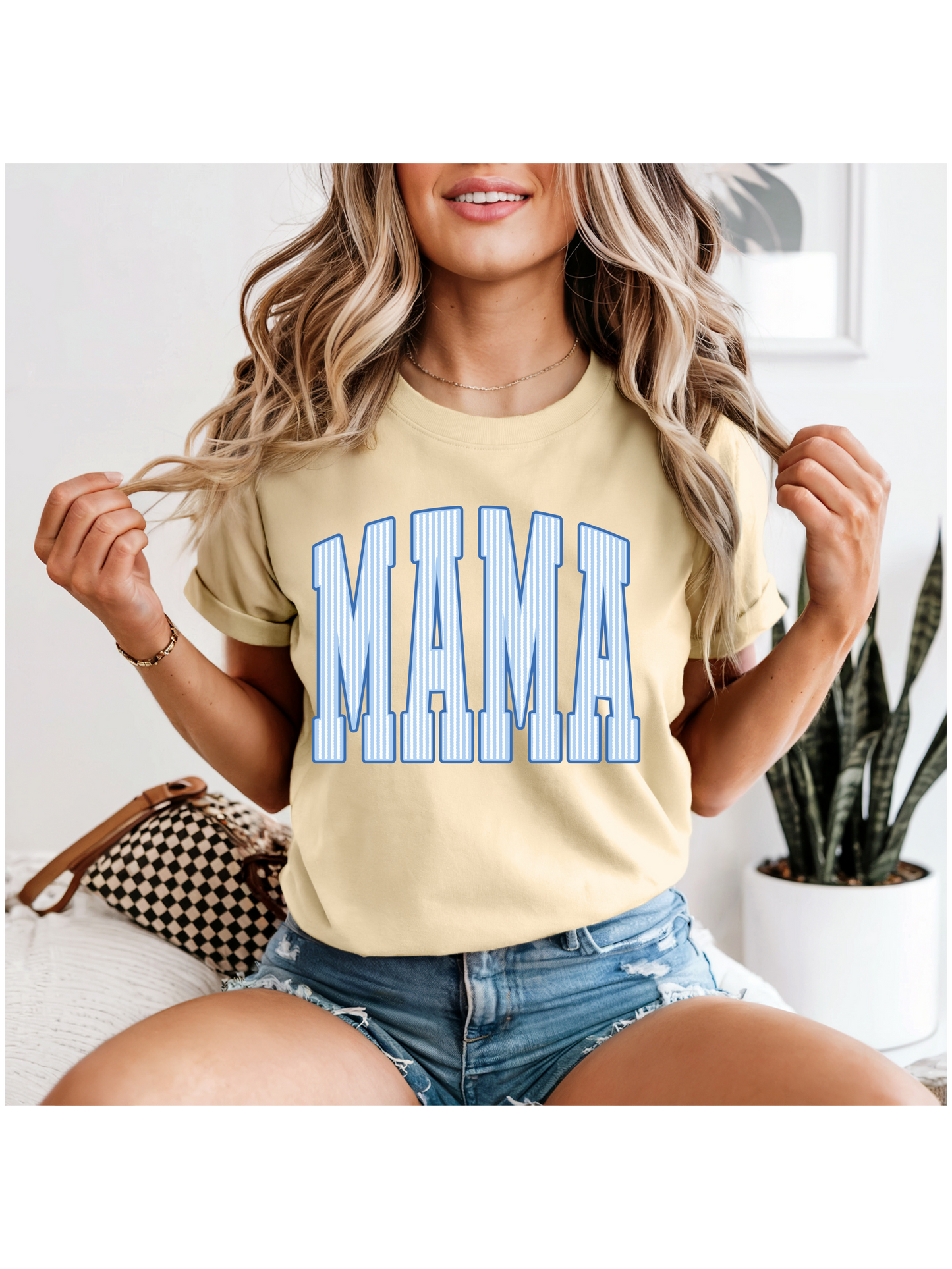 Blue Striped Mama