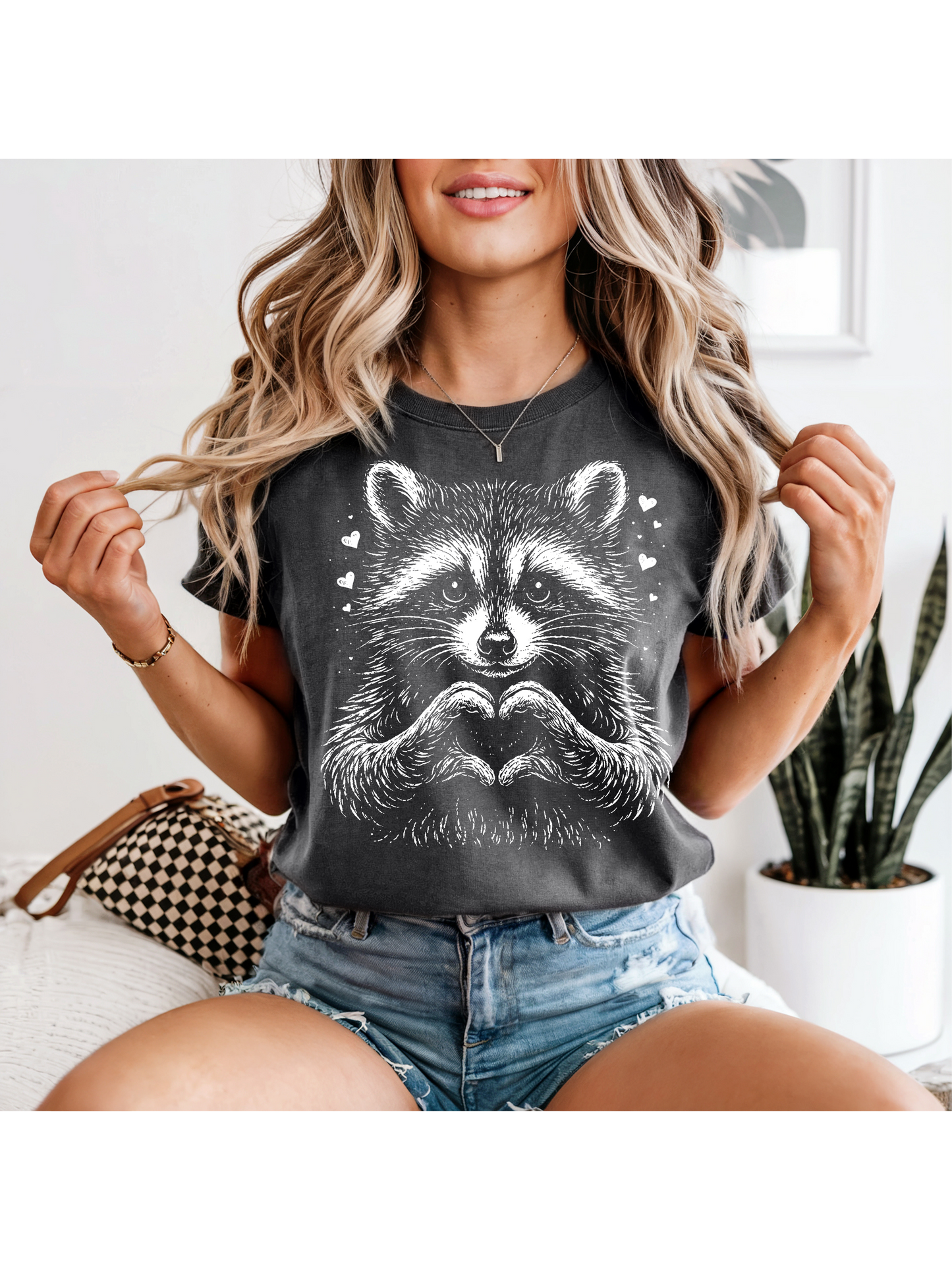 Raccoon Heart Hands