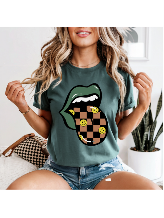 **Exclusive** Checkered Tongue and Smileys