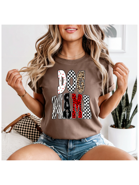Checkered and Leopard DOG MAMA