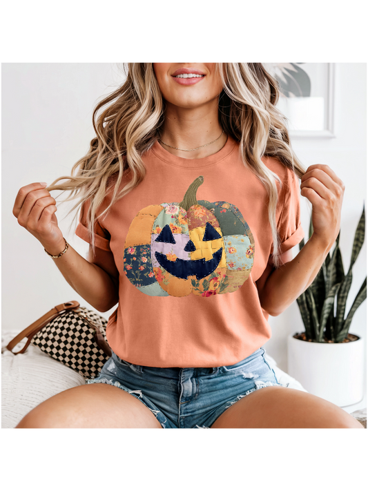 Quilted Jack-o-Lantern