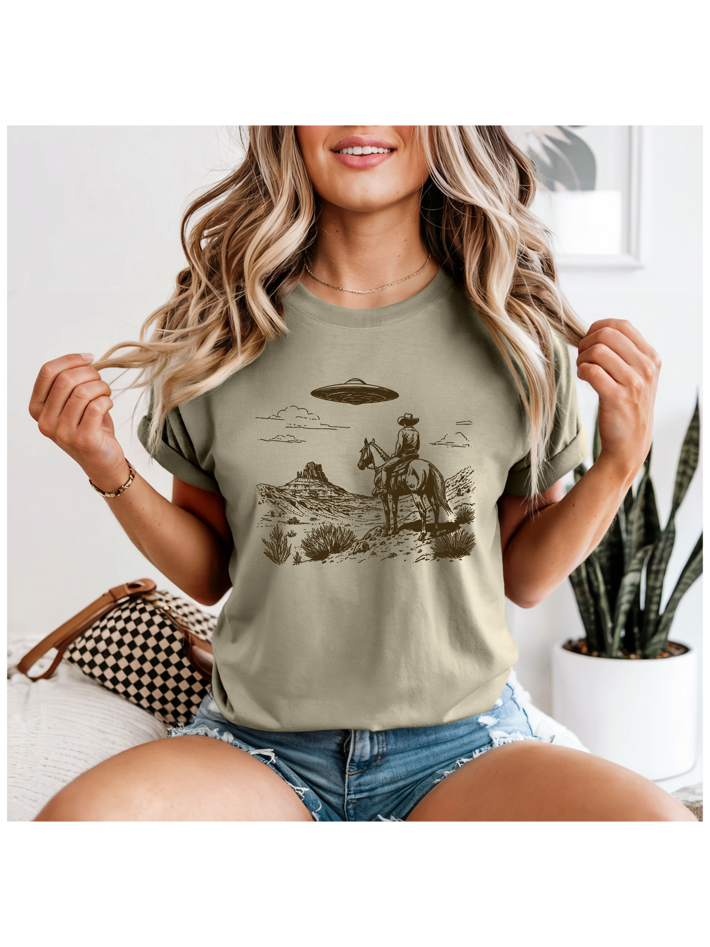 Cowboy Desert UFO